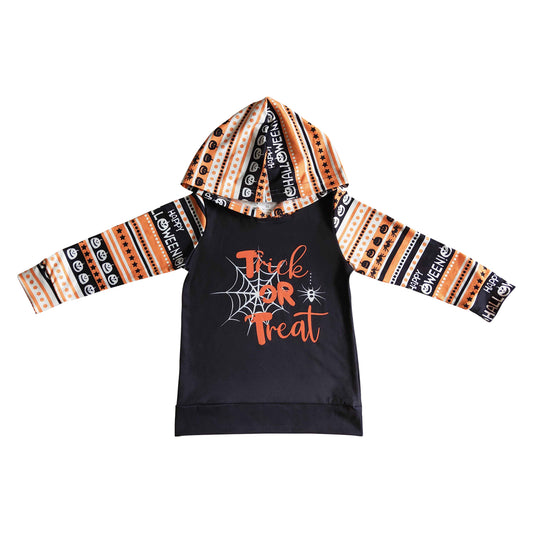 kids clothing halloween trick or treat hoodie sweater shirt forbbay girl