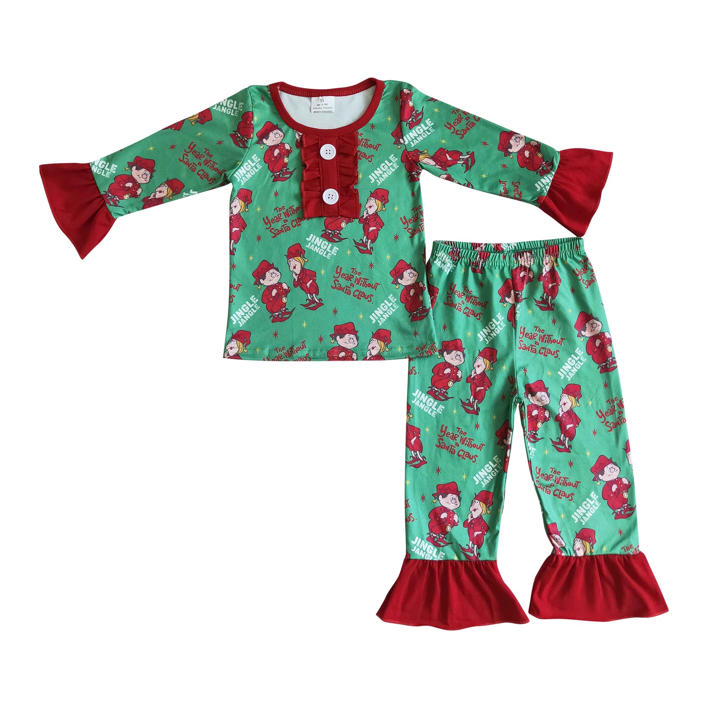 kids Christmas pajamas for baby girl