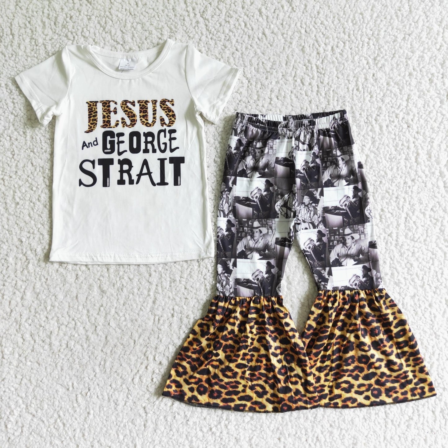 white t-shirt jesus singer outfit