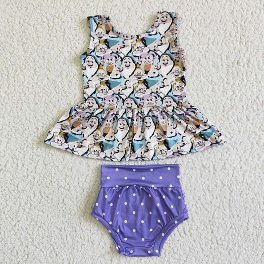 baby girl's bummie set infant clothing