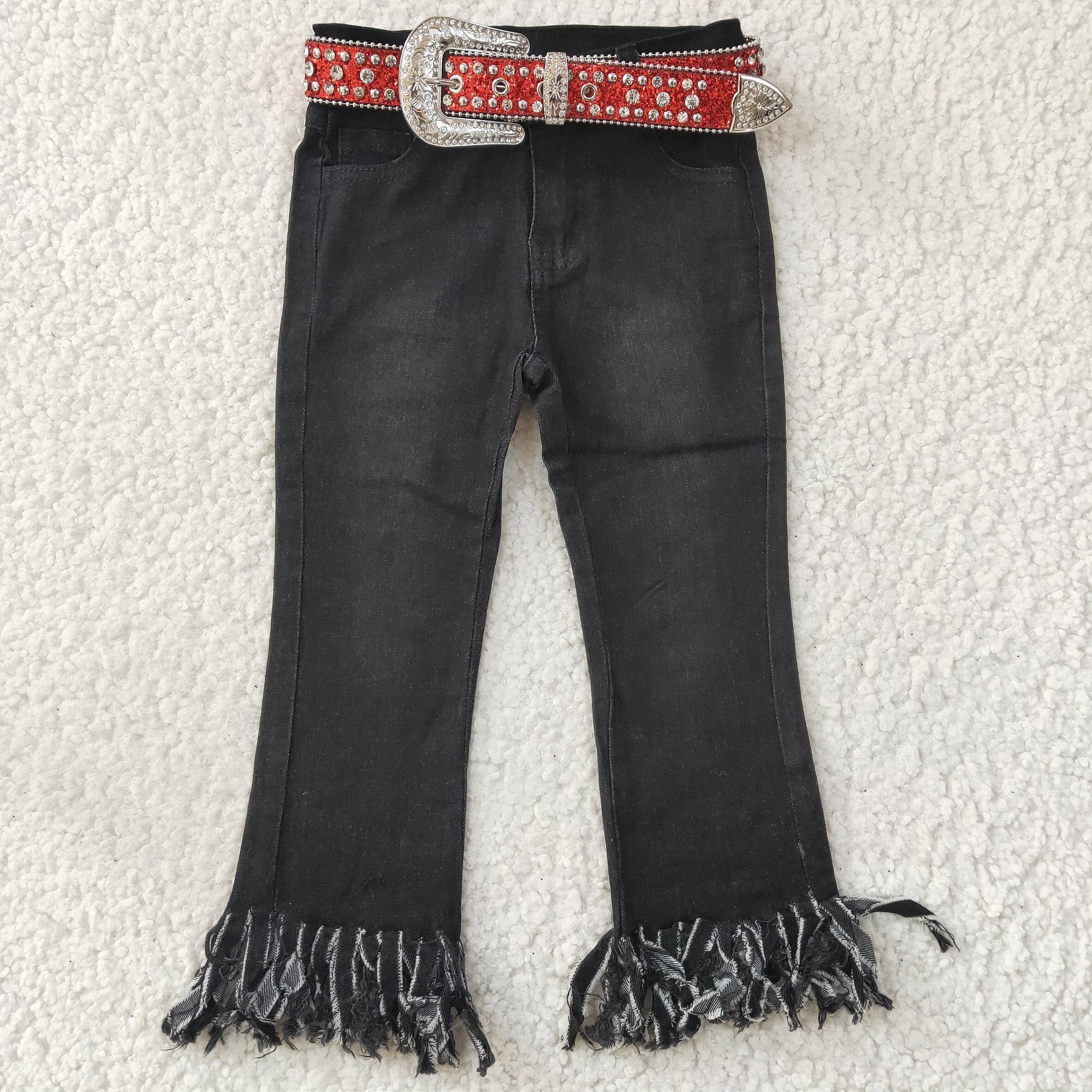 good quality red and white diamond belt