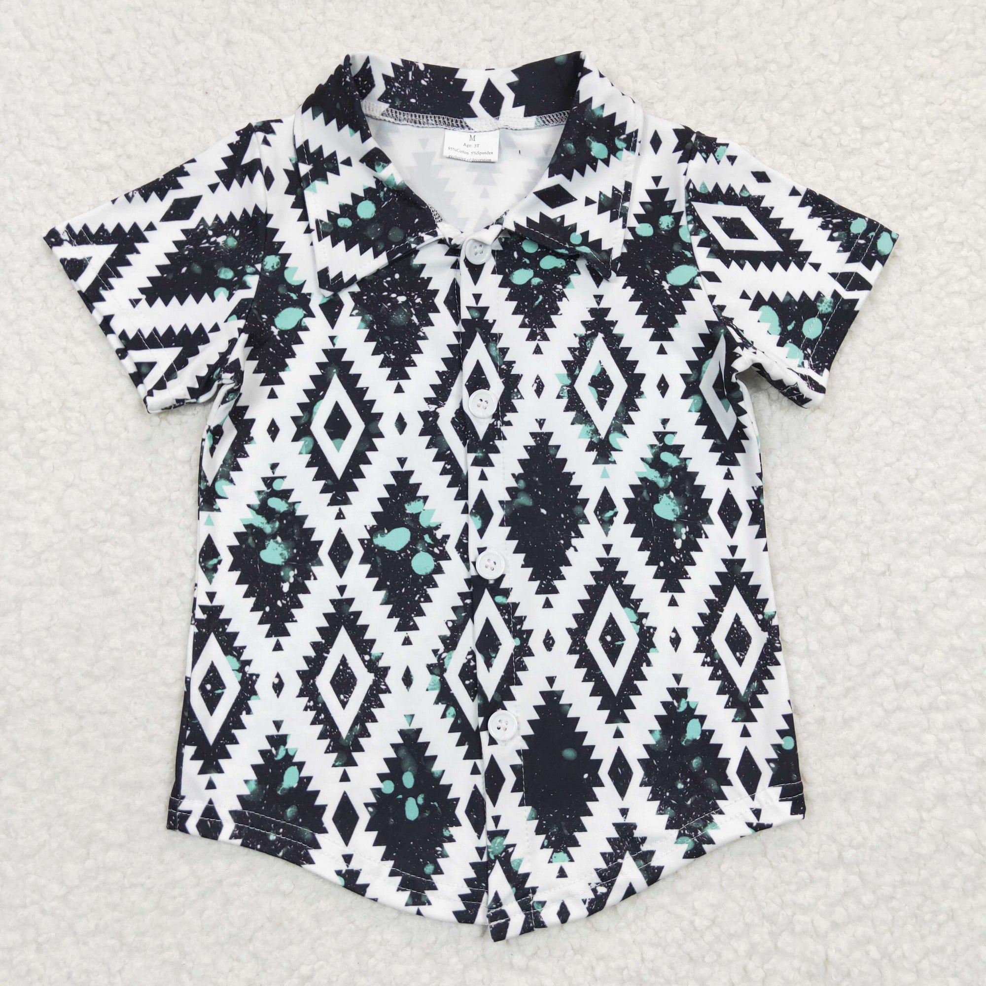 button t-shirt boys top