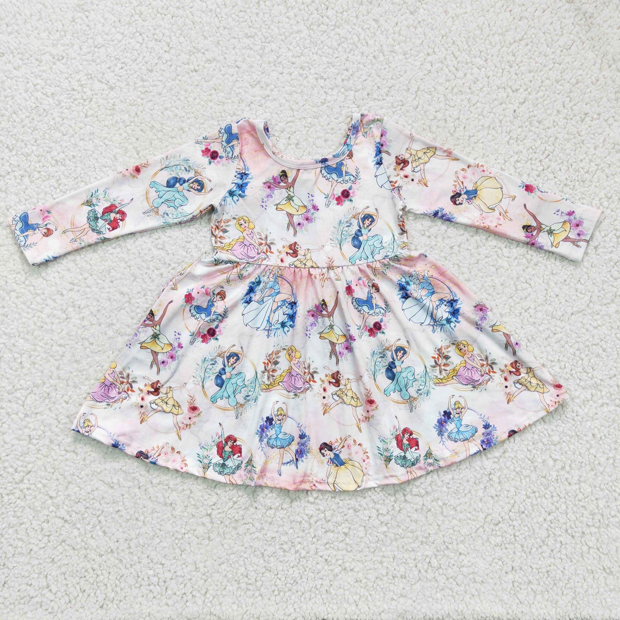 long sleeve princess twirl dress