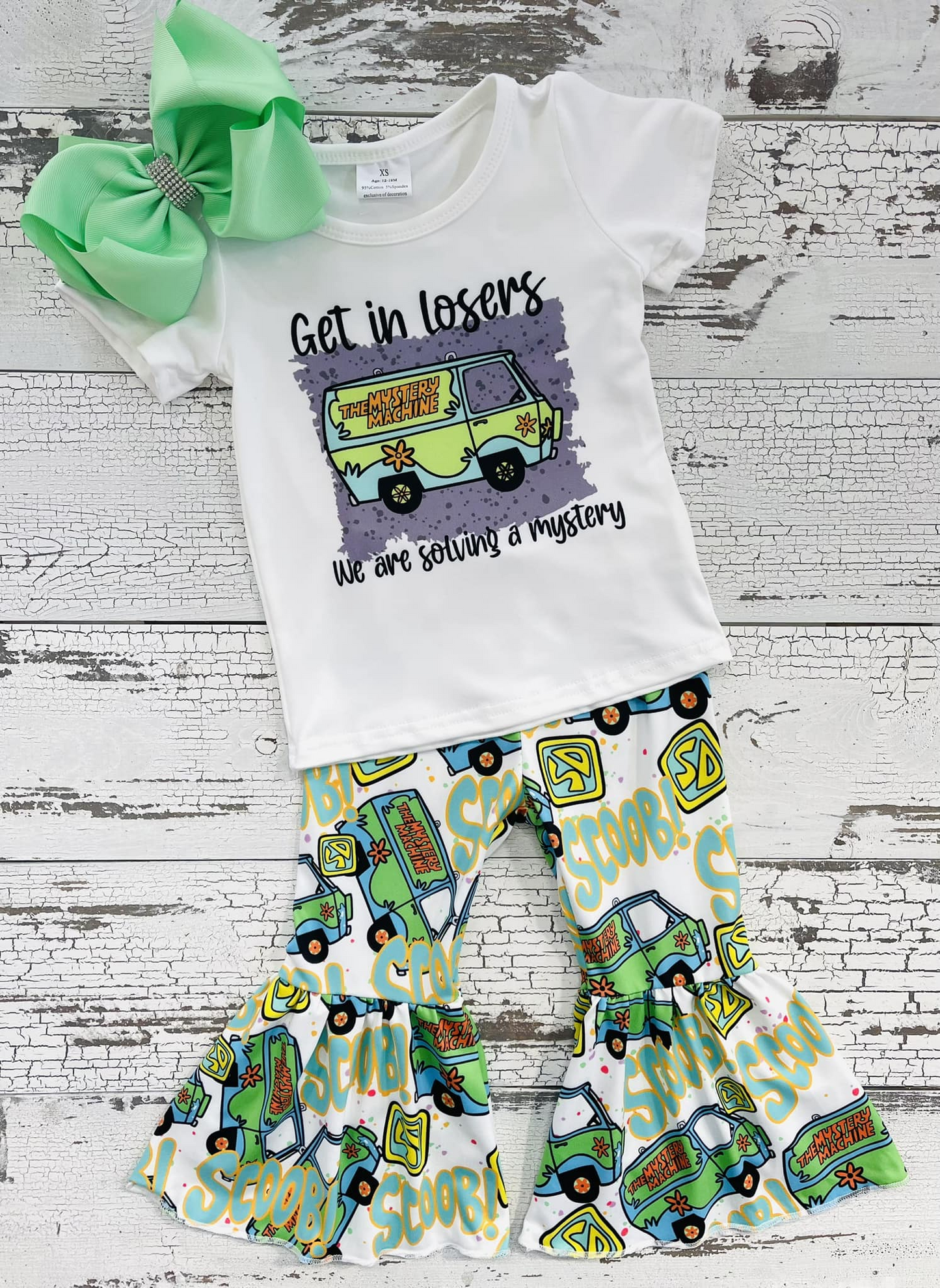 scoob girl’s outfit pants set