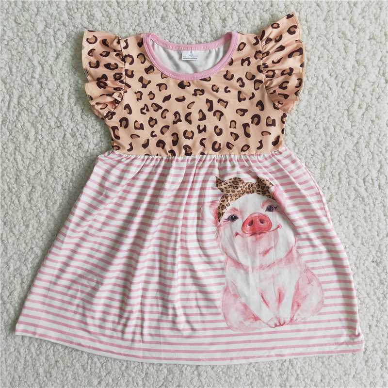 Pig summer dress girls clothing