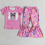 Pink Kidlife Shark Bells Set