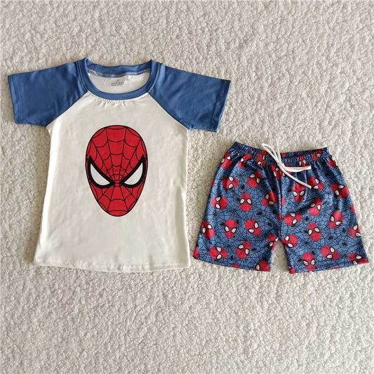 summer toddler boy's clothes shorts set outfit