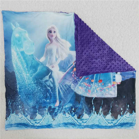Blue and Purple Blanket