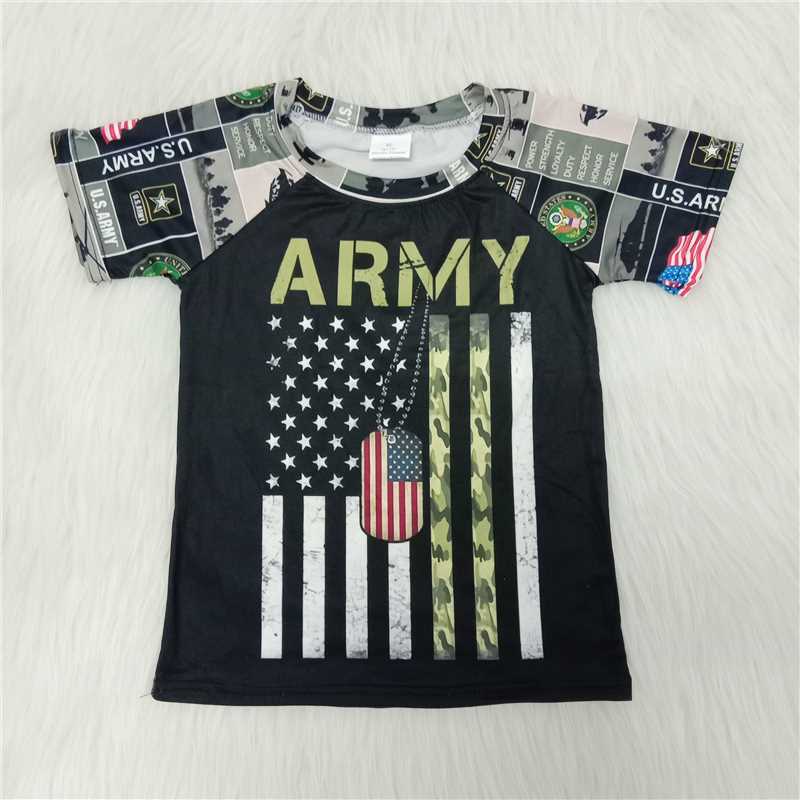 Kids clothing T-shirt army boy