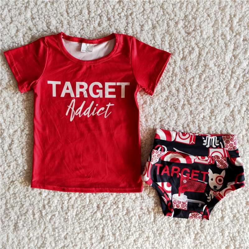 infant target bummie set baby girl