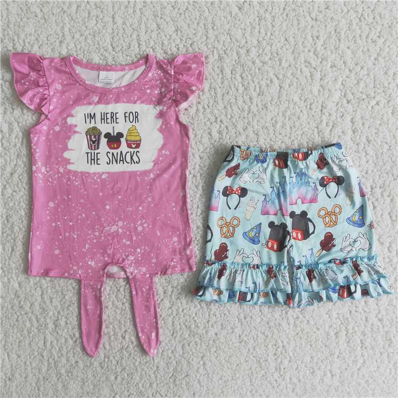 Snack Ruffle Shorts Set C9-11
