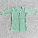 mint striped coat cardigan