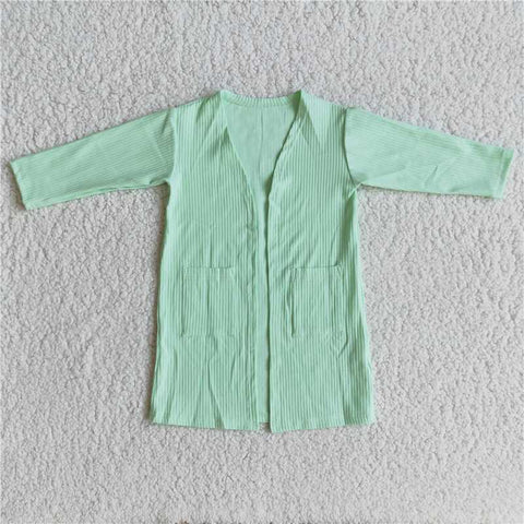 mint striped coat cardigan