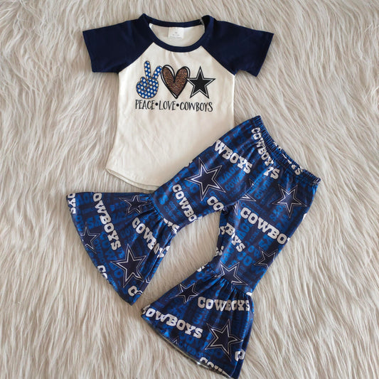 Cow Boy  Blue Color Pants Set