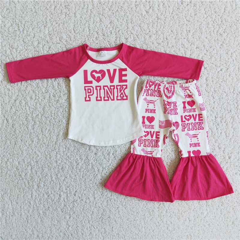 Pink Love Dog Outfit