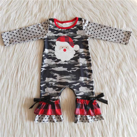 Grey Dots Camo Print