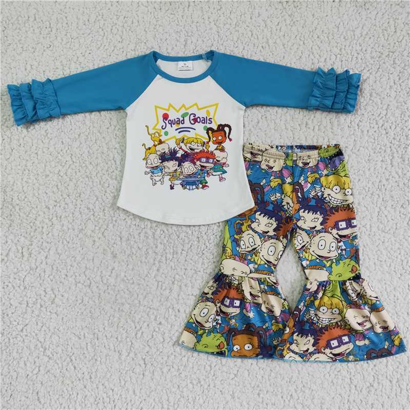 blue long sleeve rugrats outfit