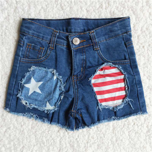 denim shorts for 4th of july