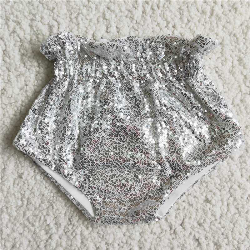 white sequins bummie