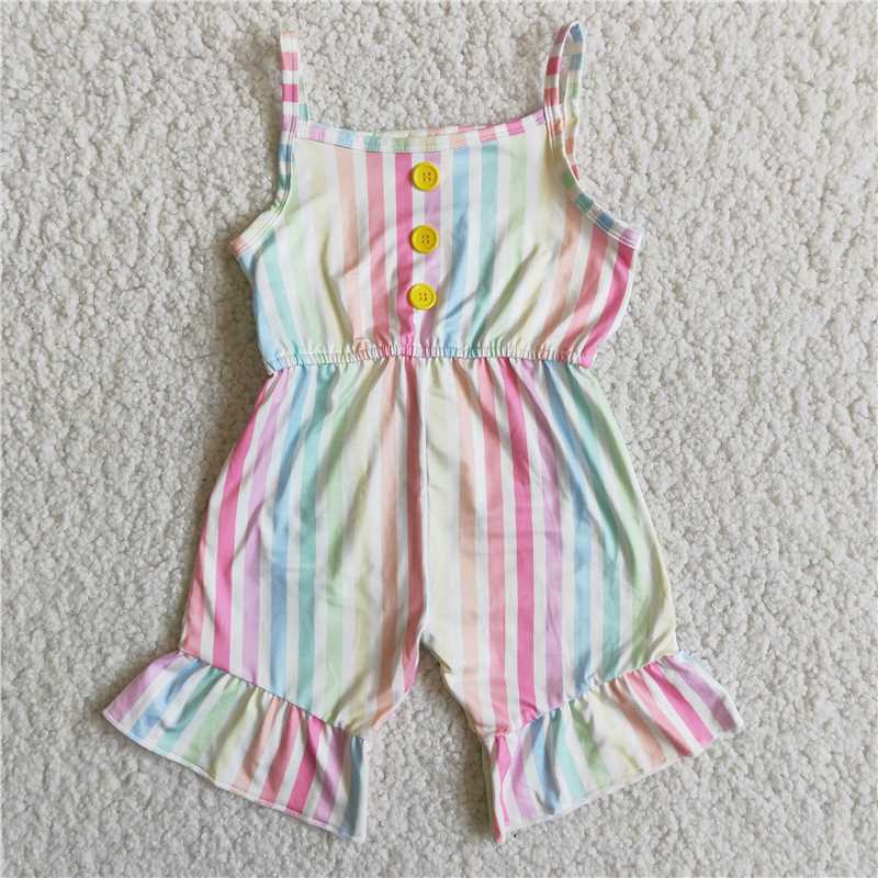 girl’s stripe romper clothes