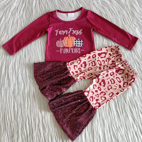 Maroon Pumpkin Outfit