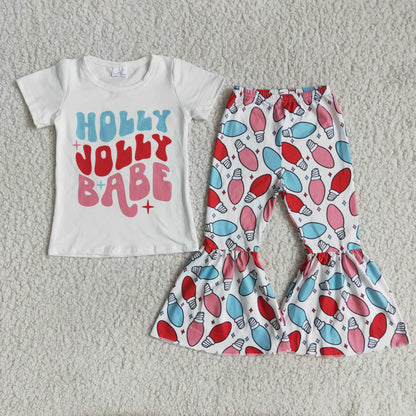 Holly Jolly Girl Christams Outfit