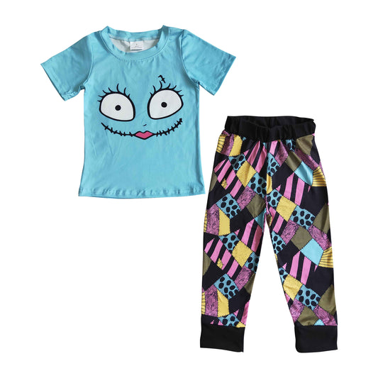 boys clothing short sleeve nightmare pants set outfits