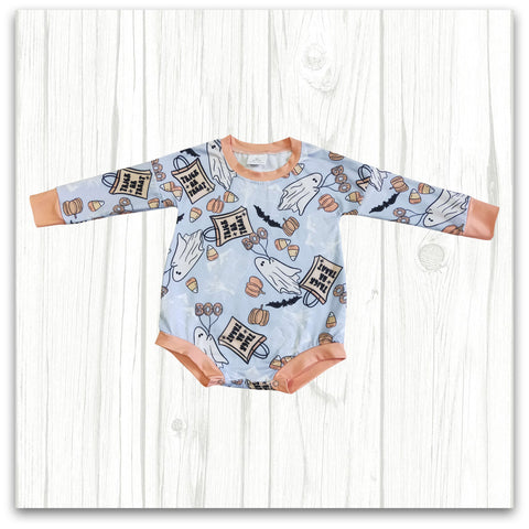 infant halloween long sleeve romper bodysuit