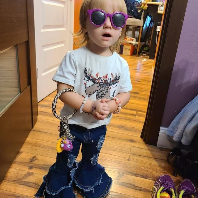 kids clothing flare jeans pants