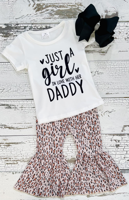 just a girl in love with her daddy leopard girls clothing