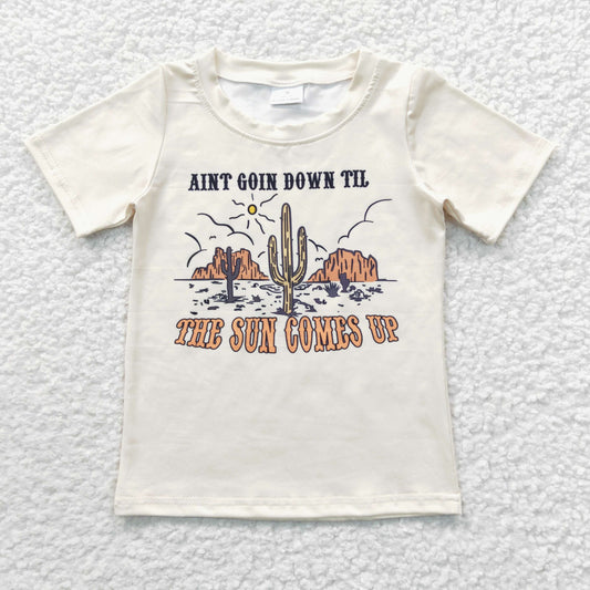 western girl t-shirt tee sun comes up