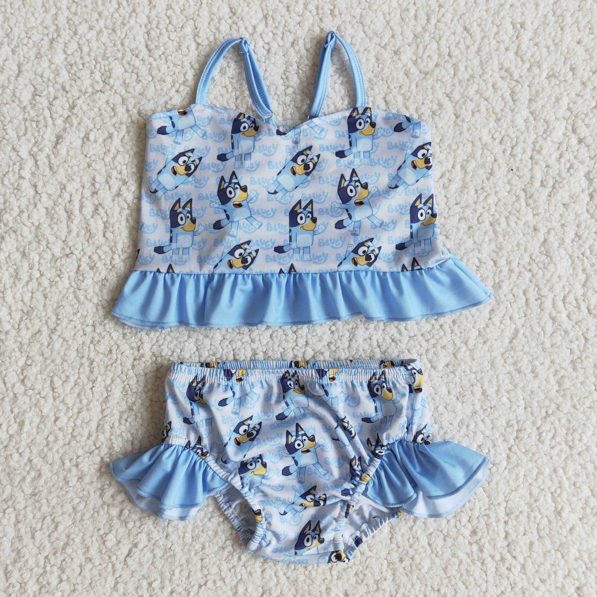 blu*y girl two piece swimsuit