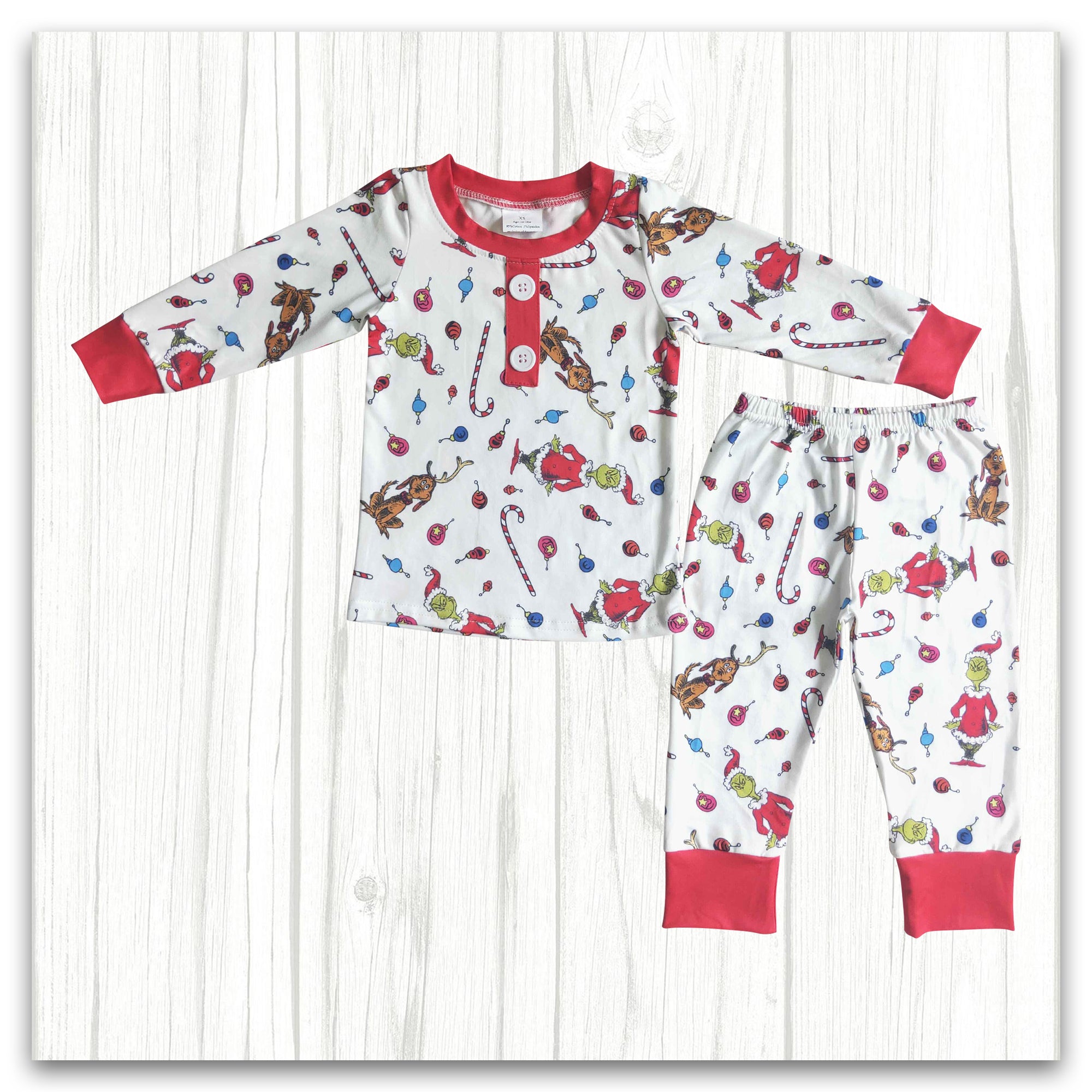 boy christmas pajamas candy umbrella
