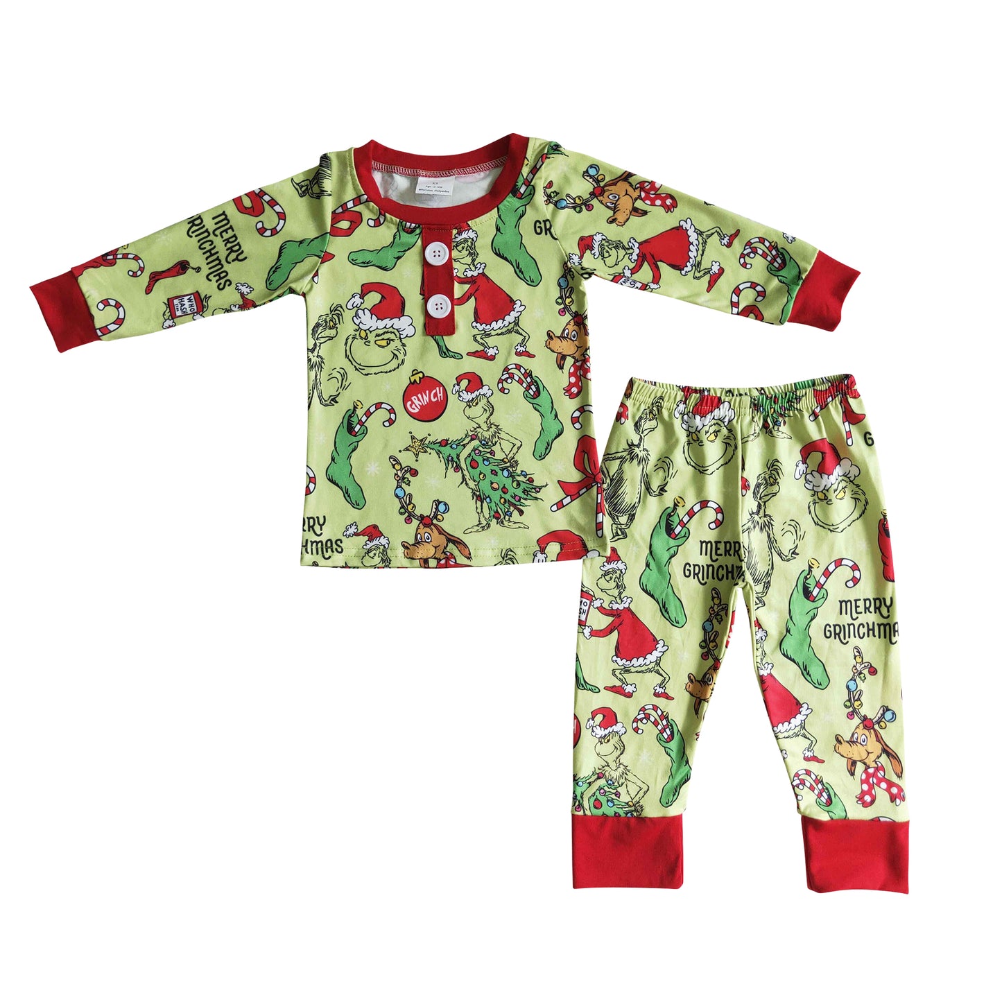 boy christmas character pajamas