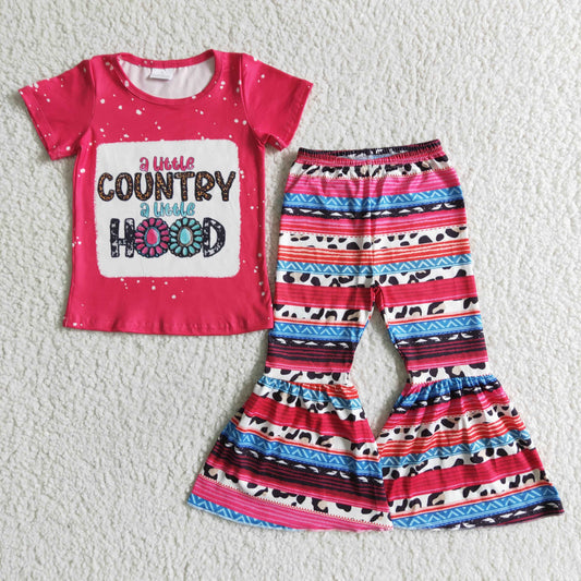 a little country a little hood serape pants set