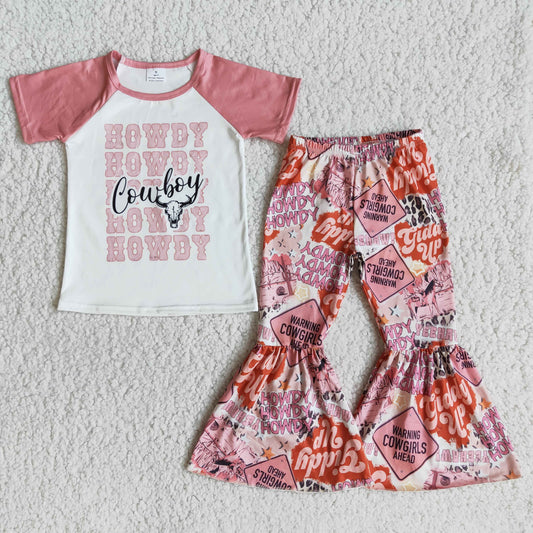 girl clothes howdy bells outfit