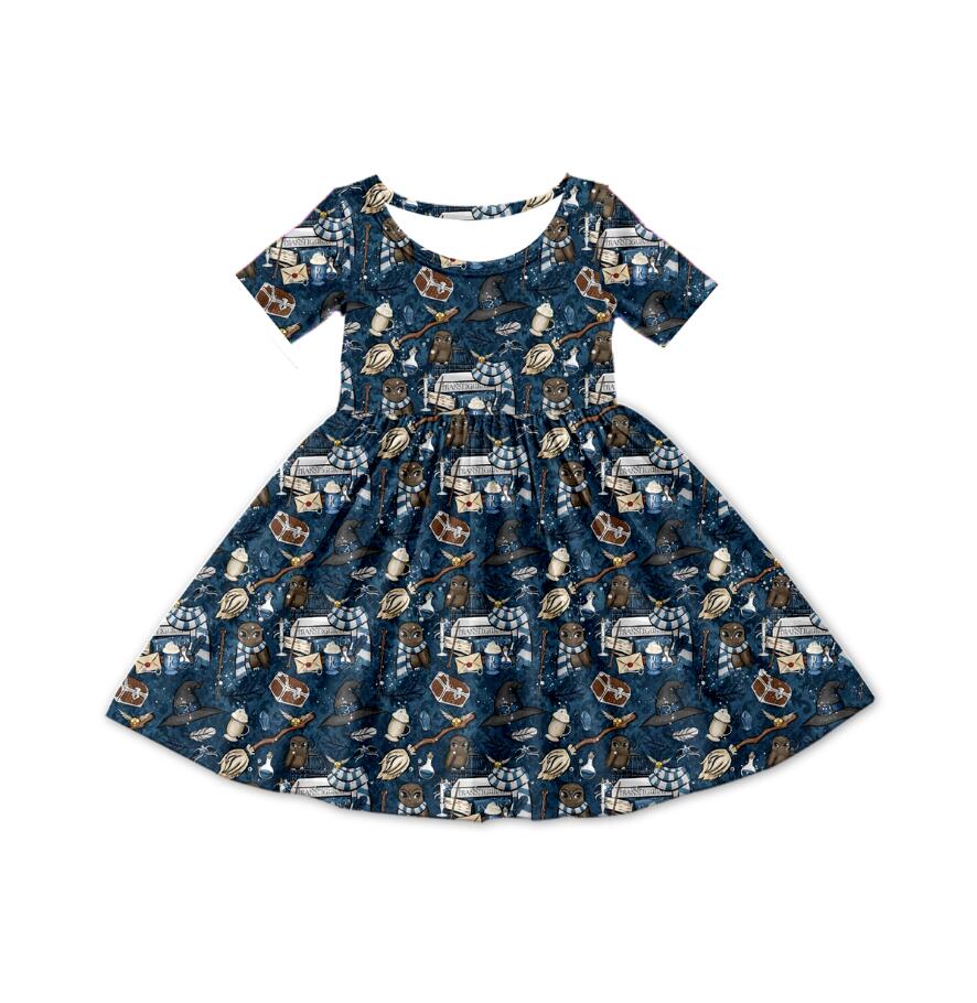 Pre-Sale short sleeve twirl dress for summer