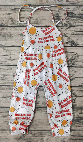 you are my sunshine halter jumpsuit