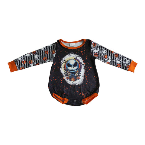 halloween jack baby romper
