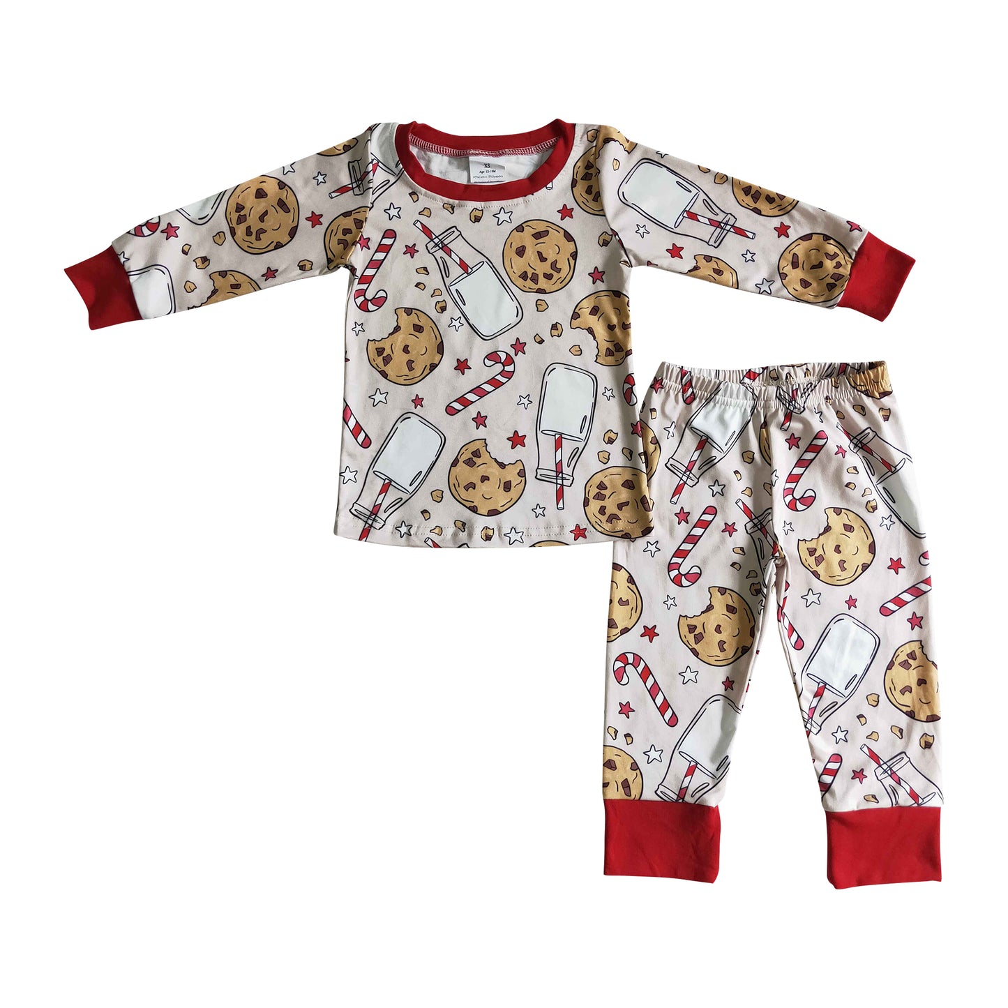 boy biscuit milk pajamas outfit