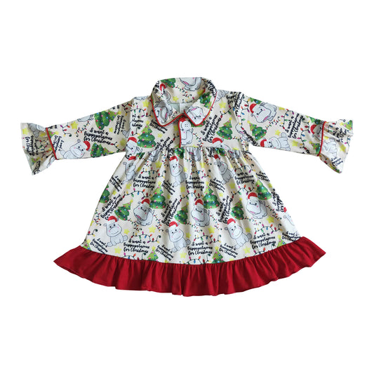 christmas sleepwear dress pajamas girl's clothes