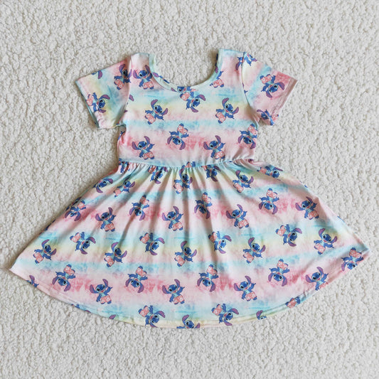 girl’s summer short sleeve lilo dress