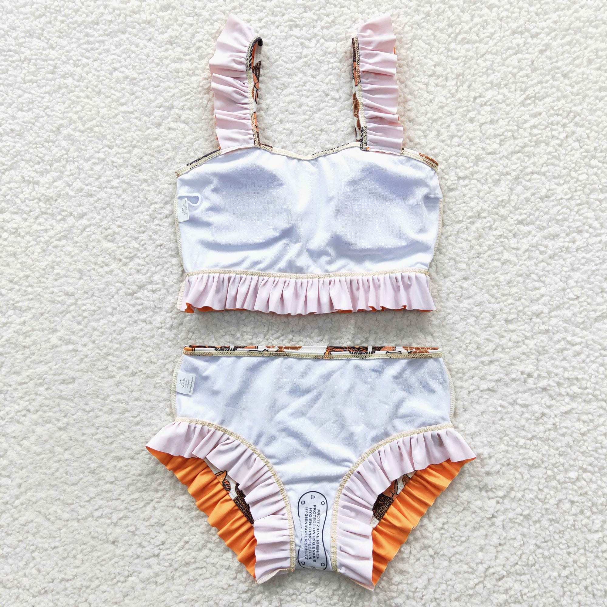 2pcs summer animal cartoon swimsuit girl clothes