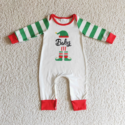 christmas elf romper baby clothing