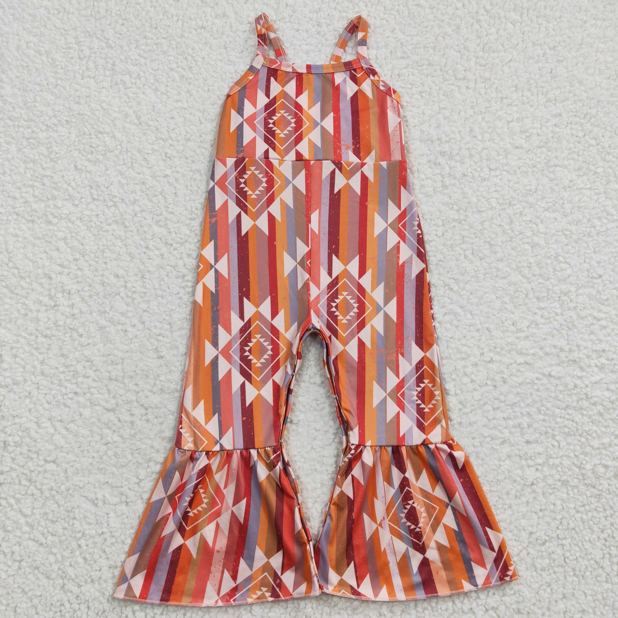 aztec striped jumpsuit western kids clothing