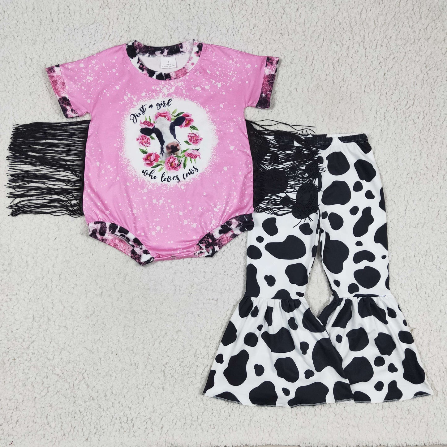 milk cow bell bottom flare pants