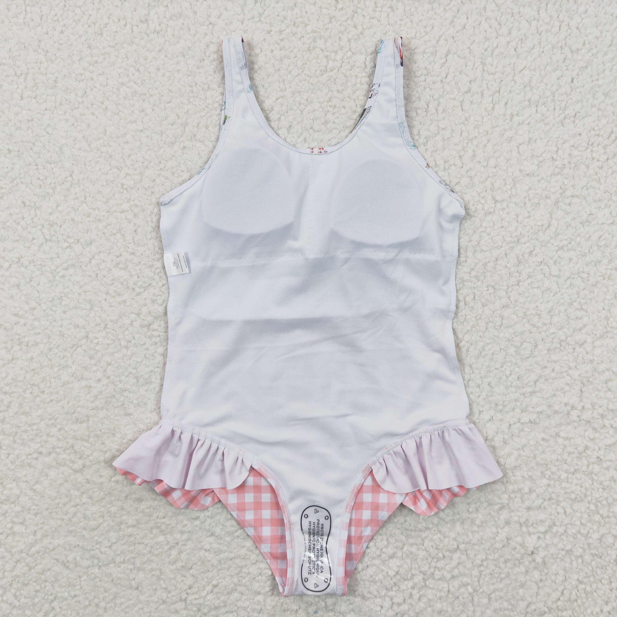 girl's swimsuit horse printing 1pcs swimswear