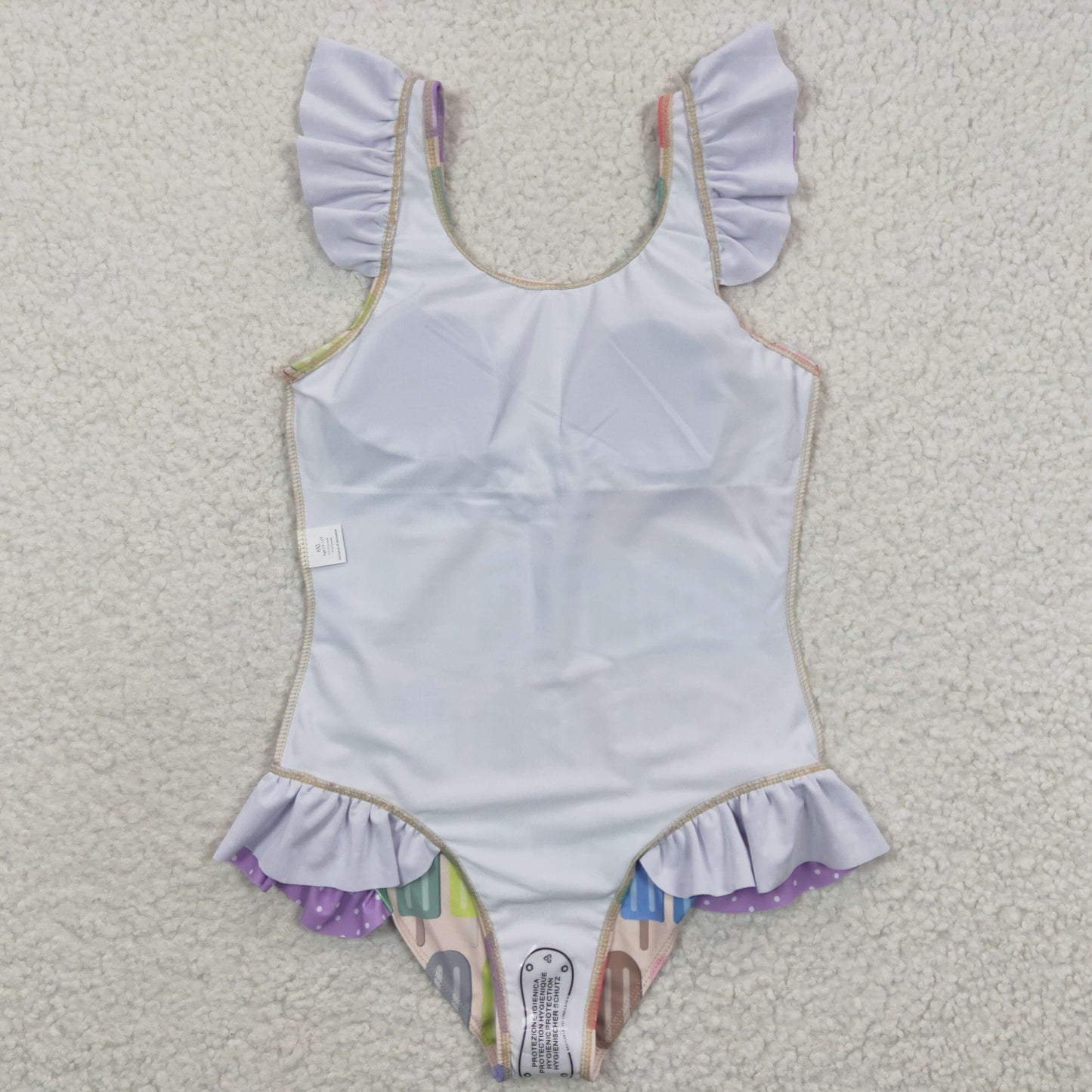 Colored Popsicle girls swimsuit