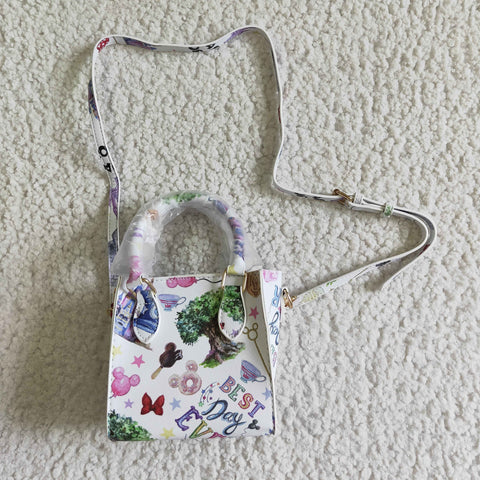 kids park print brossbody bag purse