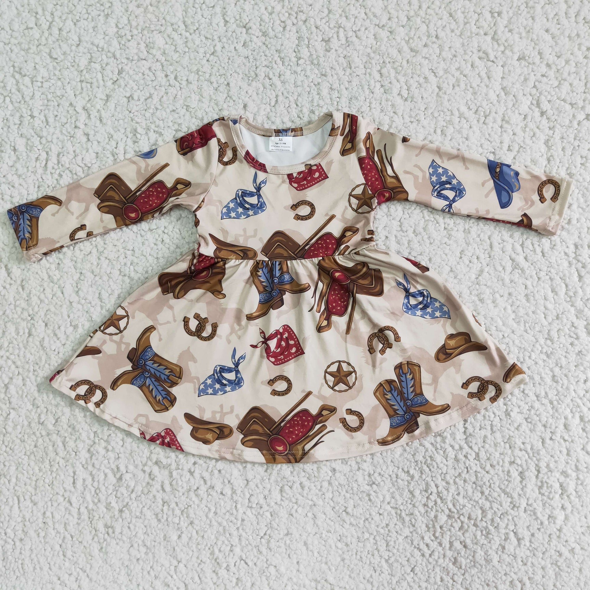 Western Boots Hat Dress